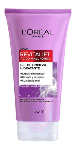 Limpiador Facial En Gel Revitalift  Ácido Hialurónico 150ml