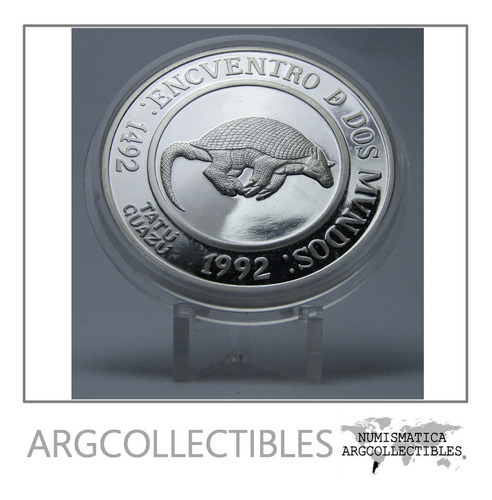 Argentina Moneda 25 Pesos Plata 1994 Ibero Animales Proof