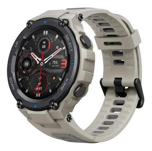 Imagen 2 de 5 de Smartwatch Amazfit Sport T-rex Pro 1.3 Caja 47.7mm De Policarbonato Desert Grey Malla Desert Grey De Silicona A2013