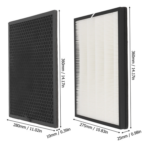 Accesorio De Filtro Purificador Para Ac1214/10 Ac1215 Ac1217