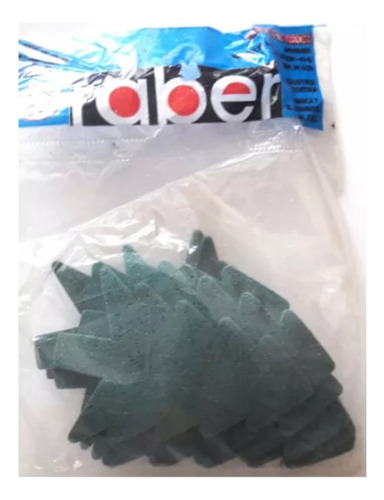 Figura Goma Eva Grande Pino Verde X 12 Unidades 9cm Alto