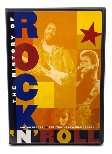Dvd The History Of Rock 'n' Roll: Guitar Heroes & The '70s..
