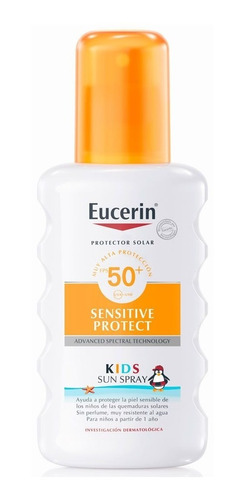 Eucerin Sensitive Protector Solar Spray Kids Fps50 200ml