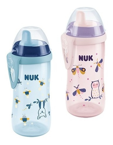 Imagen 2 de 6 de Vaso Nuk Kiddy Cup Luminoso Night Pico Rigido 12+ Maternelle