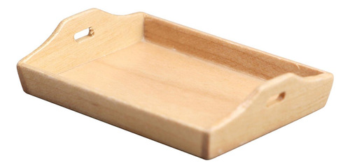 1:12 Modelo De Plato De Cena Para Casa De Marrón Claro