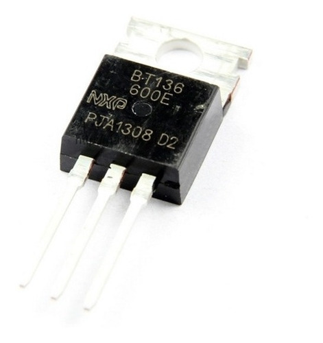 Transistor Triac Bt136600 Bt136600e Bt136 600 4a 600v 2 Unid