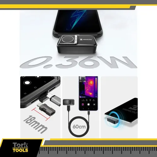 Câmera Térmica Mini2V2 HIKIMICRO 256×192 SuperIR IOS&Android