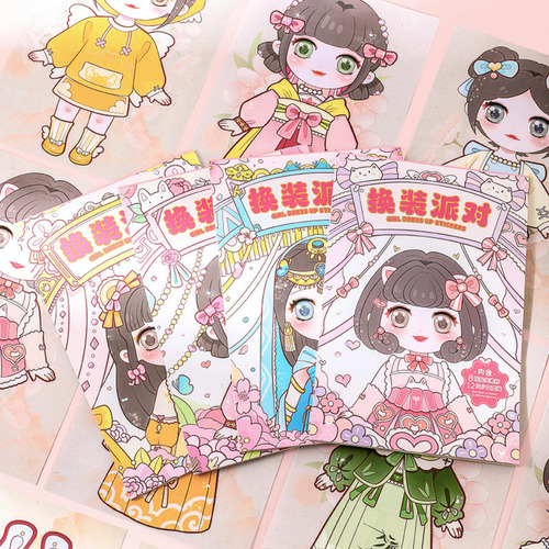 4pcs Make A Face Sticker Books, Faça Seus Estilo A