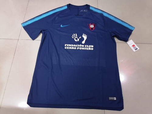 Cerro Porteño Camiseta Jersey Practica Futbol Azul Paraguay