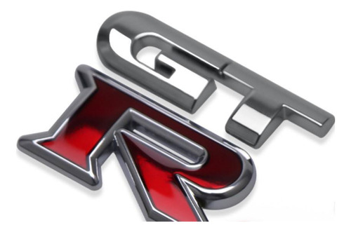 Emblema Logo Cromado Metal Nissan Gtr Versa March Tiida Univ