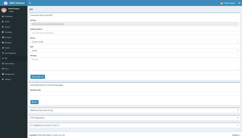 Script Php/saas - Sms Gateway V9.4.2. Android Gateway Sms