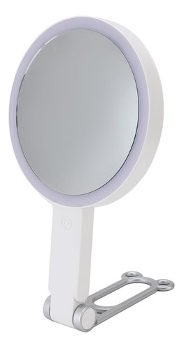 Espejo De Maquillaje Iluminado De Viaje De Doble Cara 1x/5x