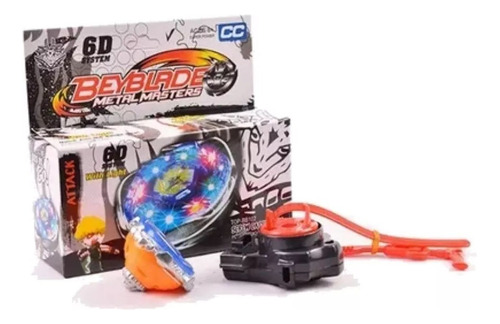 Beyblade Metal Masters Trompo 6d Vs Modelos Bey Blade Luz