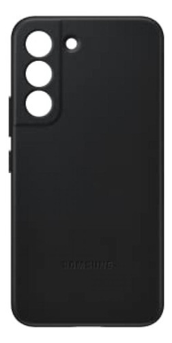 Funda Original De Cuero Para Samsung Galaxy S22 Negro