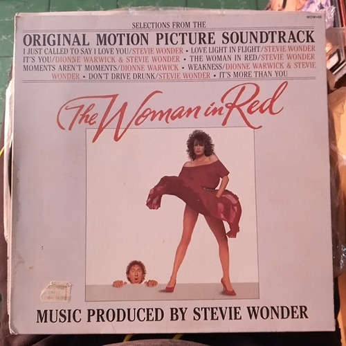 The Woman In Red Steve Wonder Vinil,lp,acetato