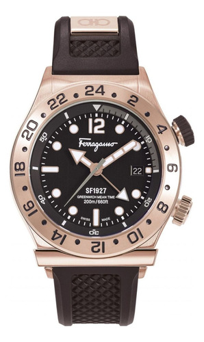 Reloj Para Hombre Ferragamo 1927 Sfmz00322 Marrón