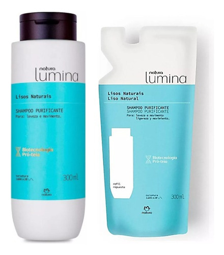 Shampoo Y Rep Purificante Lisos - mL a $168