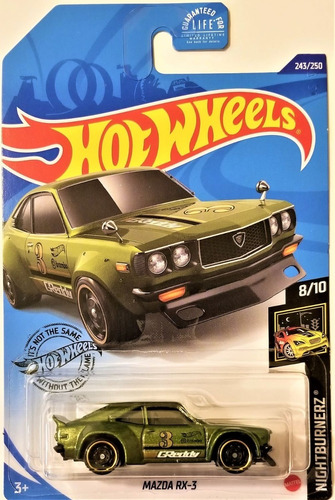 Hot Wheels Mazda Rx 3 Deportivo Nightburnerz 8/10 Tiendajyh