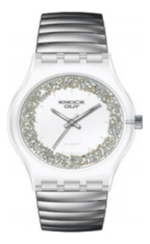 Reloj Mujer Knock Out 2495 Malla Elastizada  Agente Oficial