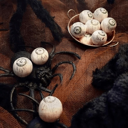 Imagem 4 de 4 de Chicle Zone Olhos Do Terror Com Recheio Líquido Morango 40 U