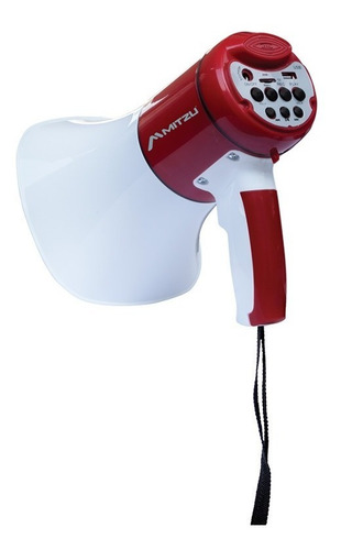 Megáfono Con Bateria Recargable 250 Metros De Alcance 30w