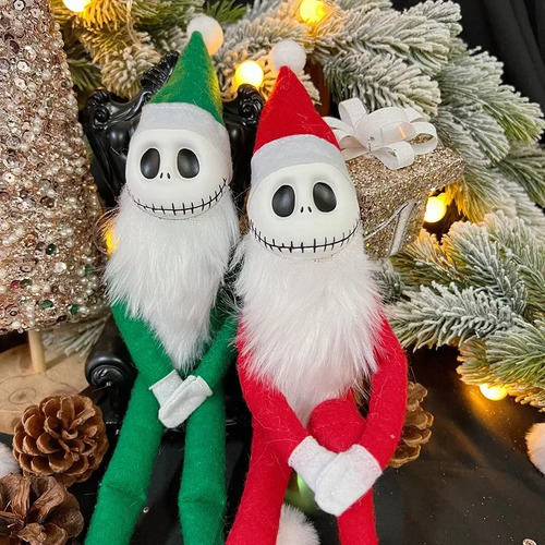 Peluche Jack Skellington Santa Navidad Adornos Navideños Set