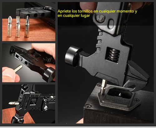 Ph Y Combinación De Llave Inglesa Y Martillo Multifuncional