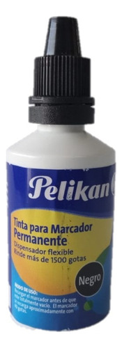 Tinta Para Marcador Permanente Solvente Pelikan 25ml / 30ml Color Negro