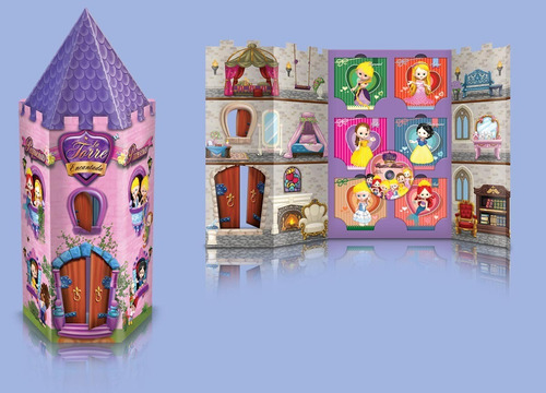 6 Libros Pequeñas Princesas - Torre Encantada + Dvd 4-8 Años