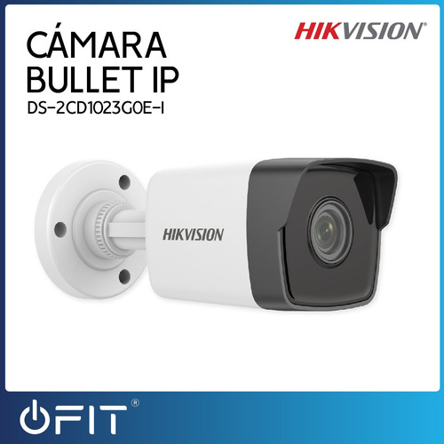 Imagen 2 de 10 de Cámara Bullet Ip Hikvision Ds-2cd1021-i 2mp 2.8mm Lente Ip67