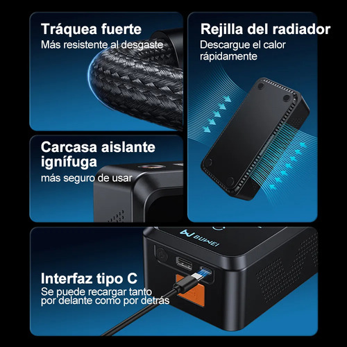 Arrancador De Batería De Auto Con Compresor De Aire 150psi