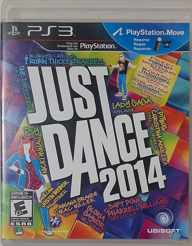 Jogo De Ps3 Just Dance 2014 Completo Usado Marcas De Uso