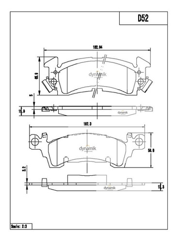 Balatas Semimetalicas Delantera V1500 Suburban L6 4.1l 90-91
