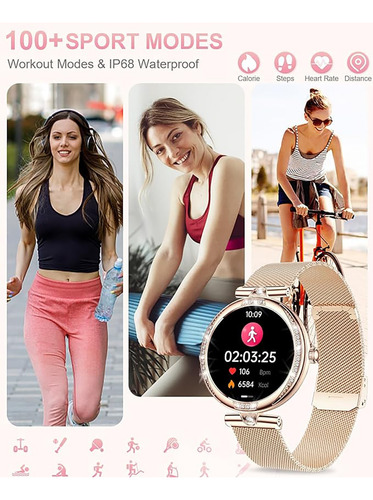 Smartwatch Mujer Bluetooth Fashion Ip67 Para Xiaomi iPhone