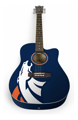 Nfl Denver Broncos Guitarra Acústica