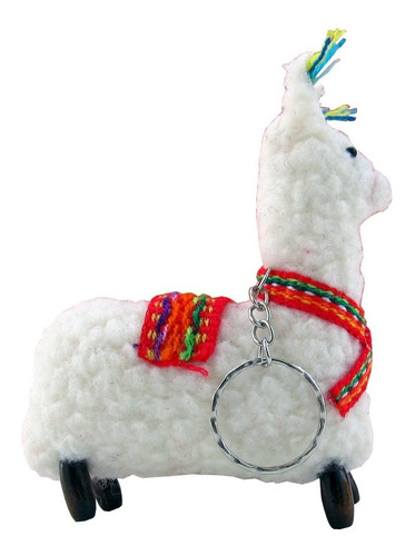 Llama Andina Llavero Artesanal En Mamakolla!