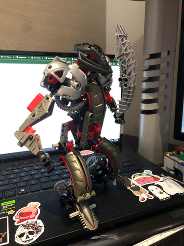 Lego Bionicle Con Kraata Morada 1 Makuta Teridax (Usado)