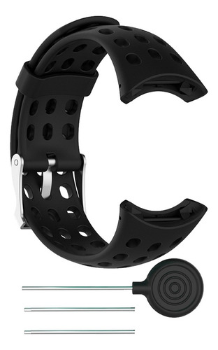 Correa De Reloj De Silicona For Suunto M1 M2 M4 M5 Negra