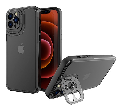 Funda Acrílica Matte Apoyo Compatible Con iPhone 12 Pro Max