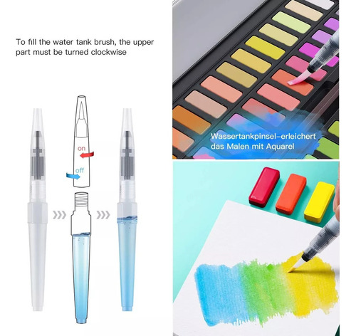 Xing Juego Profesional De Pinturas De Acuarela De 48 Colores