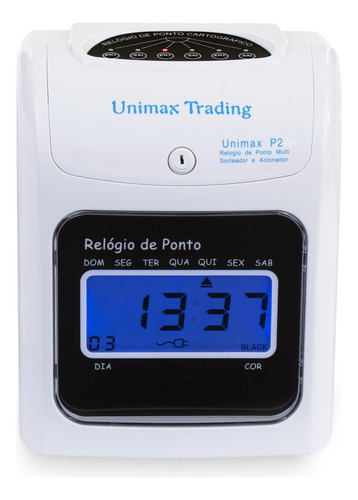 Relógio De Ponto Cartográfico Unimax P2