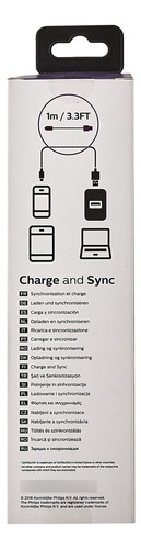 Cable Micro Usb A Usb Para Carga Y Datos V8 Original Philips