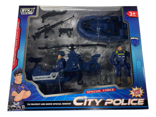 Set City Police Special Force + Accesorios 8833a