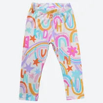 Comprar Calza Rustico Elastizad Letras Y Arcoiris Beba Little Manny