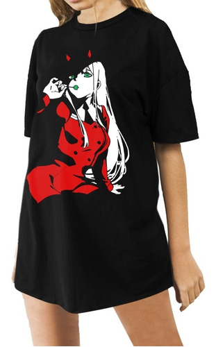 Remeron Mujer Darling In The Franxx Zero Two Anime Remera 2