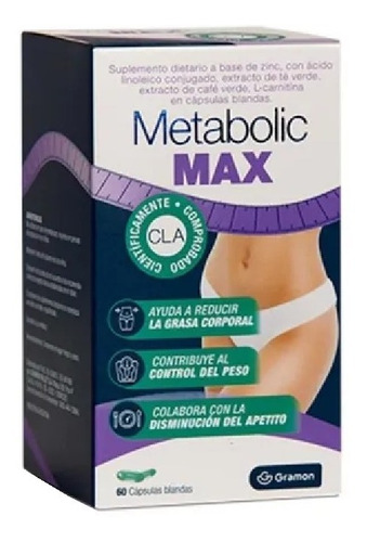 Metabolic Max Suplemento Dietario 60 Capsulas