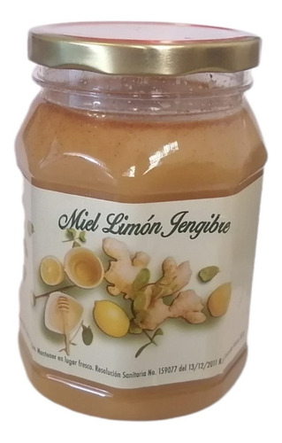 Miel Limón Jengibre 1 Kg Producto Artesanal Natural 1 Kilo