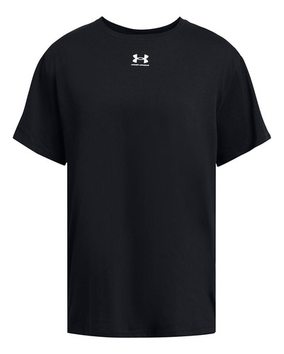 Polera Manga Corta Ua Campus Mujer Negro Under Armour