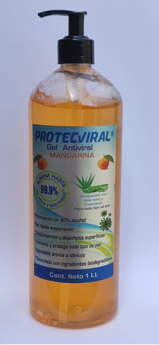 Protecviral Gel Antiviral Botella 1000ml Caja Con 20 Piezas