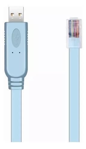 Cable Rj45 Macho A Usb Hembra Consola Ethernet Cat E5